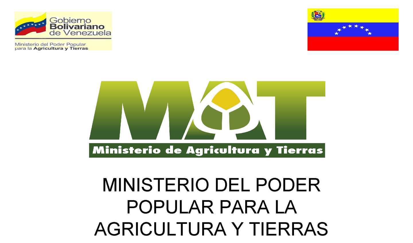 50 ministros son los responsables del fracaso agrícola / Miguel Mora Alviárez