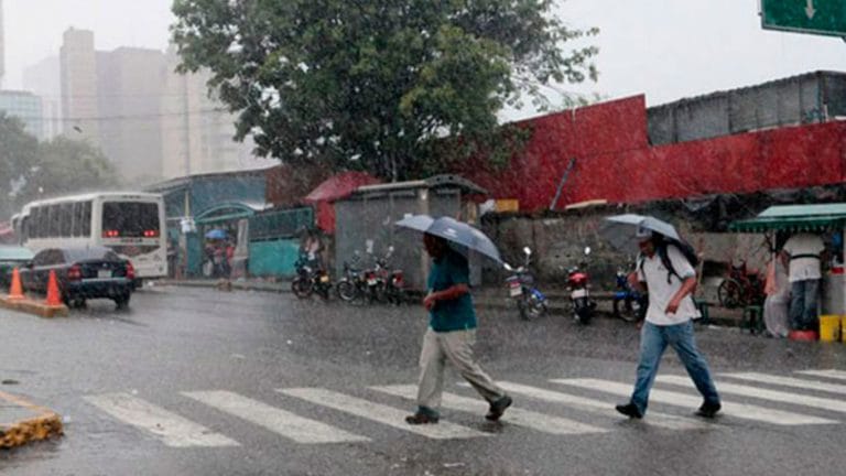 Lluvias dispersas se registrarán este jueves en el territorio nacional