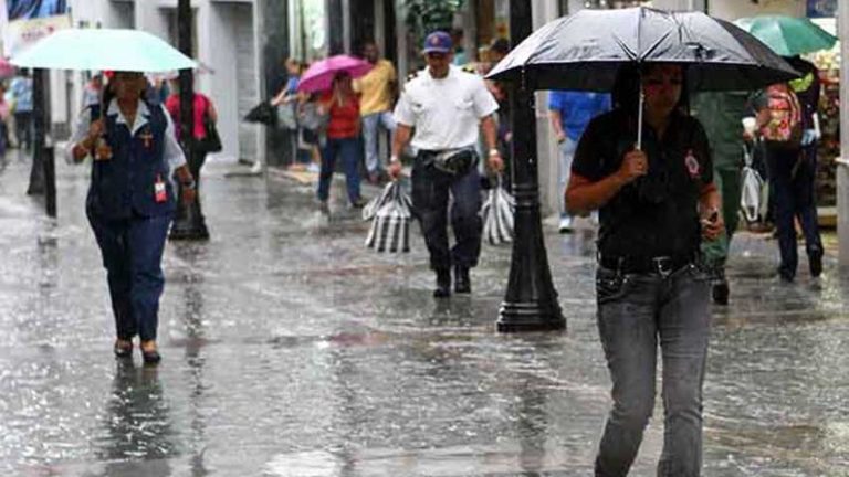 Inameh pronostica lluvias y lloviznas este miércoles en el país