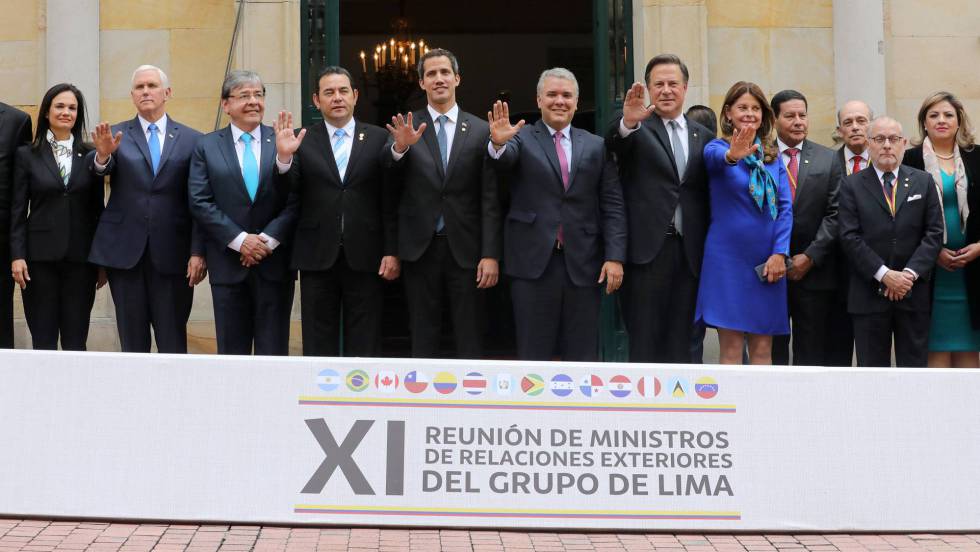 El Grupo de Lima recalca que la transición en Venezuela debe ser pacífica