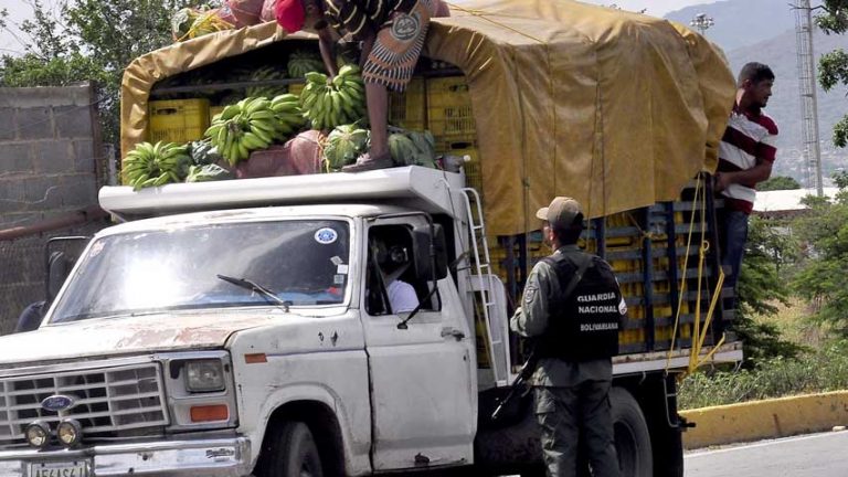 Denuncian inseguridad en el traslado de alimentos a Caracas