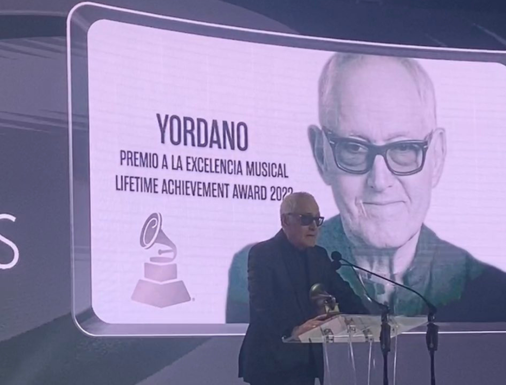 Yordano recibió Premio Grammy a la Excelencia Musical
