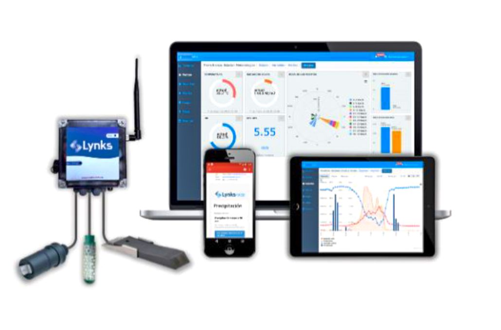 Lynks conecta agua, clima y suelos con sensores inalámbricos. Posibilita la toma de decisiones acertadas, con información actualizada, para incrementar la rentabilidad del cultivo.