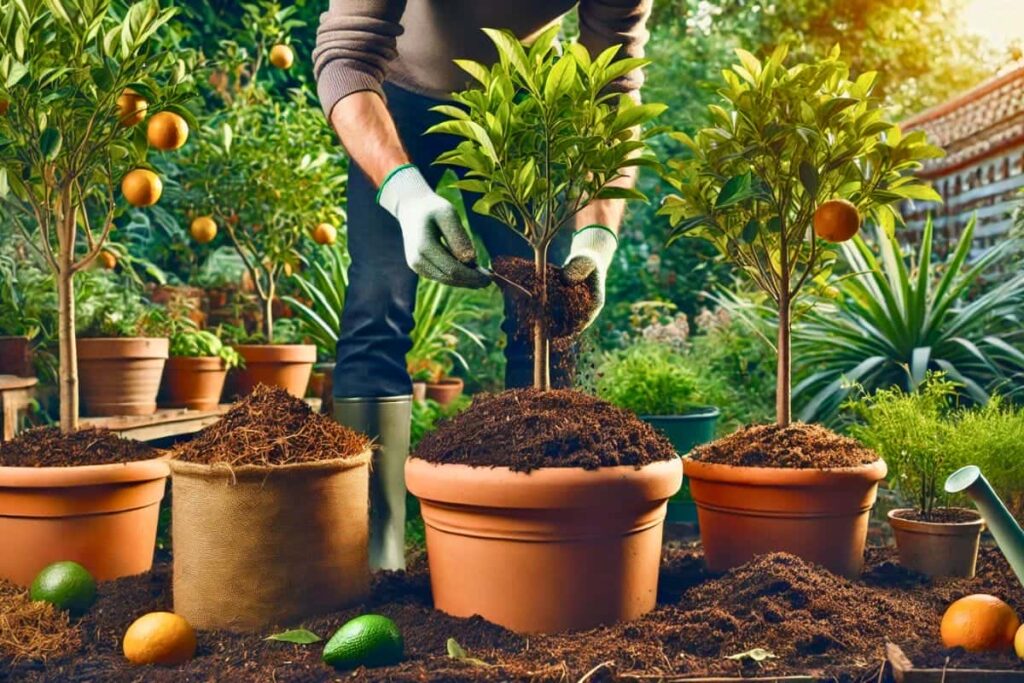 Materia orgánica al suelo