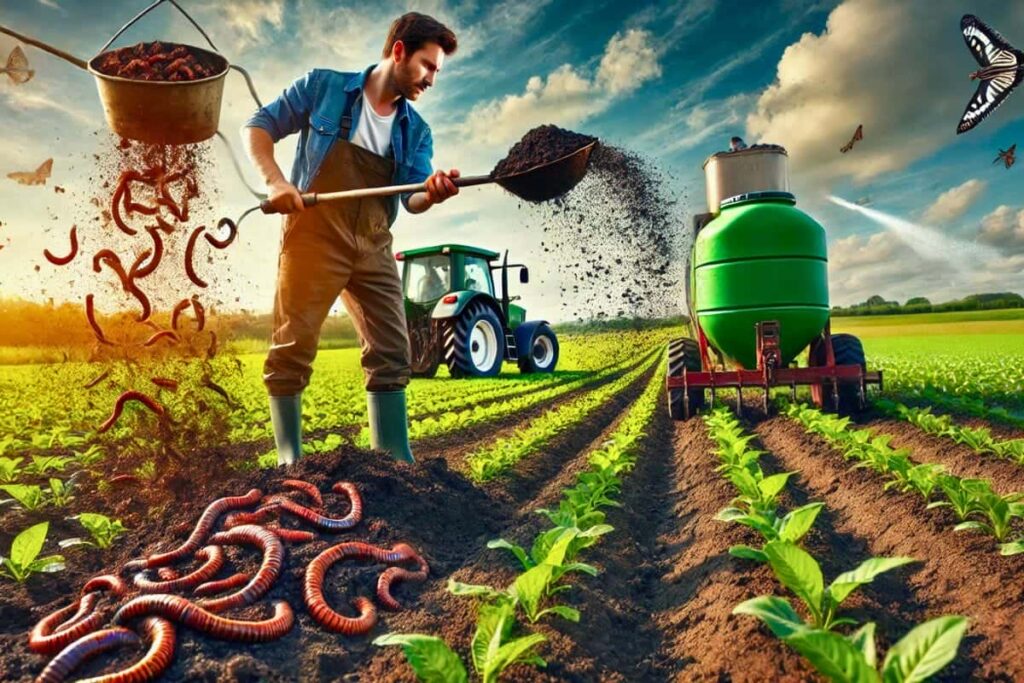 aplicar materia orgánica al suelo