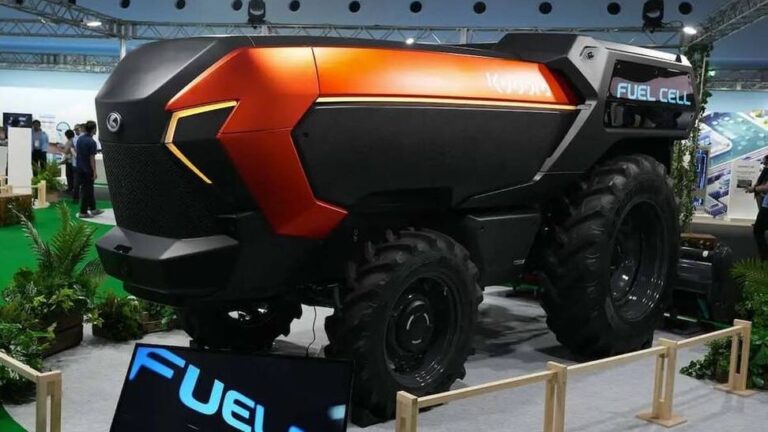 Japón presenta tractor autónomo de hidrógeno para revolucionar agricultura