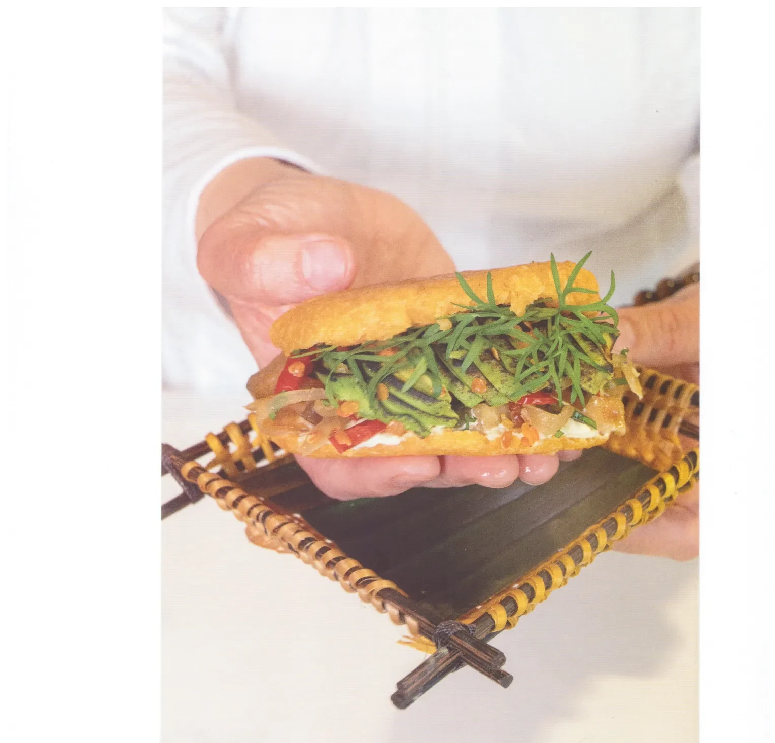 Arepa ingeniosa. Tatiana Mora y Miguel Guerra. Foto cortesía