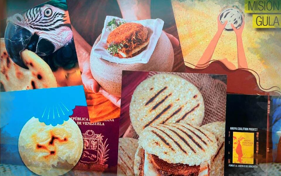 Una arepa hecha postal, por Miro Popić