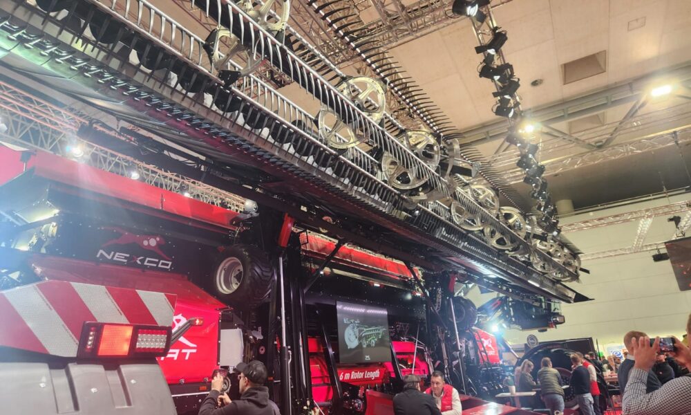 Máquina alemana Nexat siembra y cosecha en tres continentes