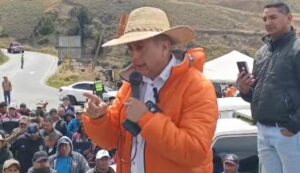 Andrés Eloy RamírezEl dirigente agrícola Andrés Eloy Ramírez durante la asamblea con los productores del eje andino (Cortesía)