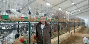 Oscar Francisco Figoni, criador y comisario del pabellón de aves de la Exposición Rural de Palermo