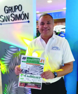 Luis Montiel, jefe de eventos y promociones, destacó su portafolio lácteo liderado por la cotizada leche en polvo completa