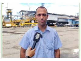 El ingeniero Bernardo Soscun, Gerente Agrícola del Central Azucarero